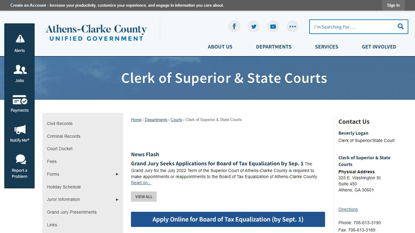 | Athens-Clarke County, GA - Official Website - ACCGov